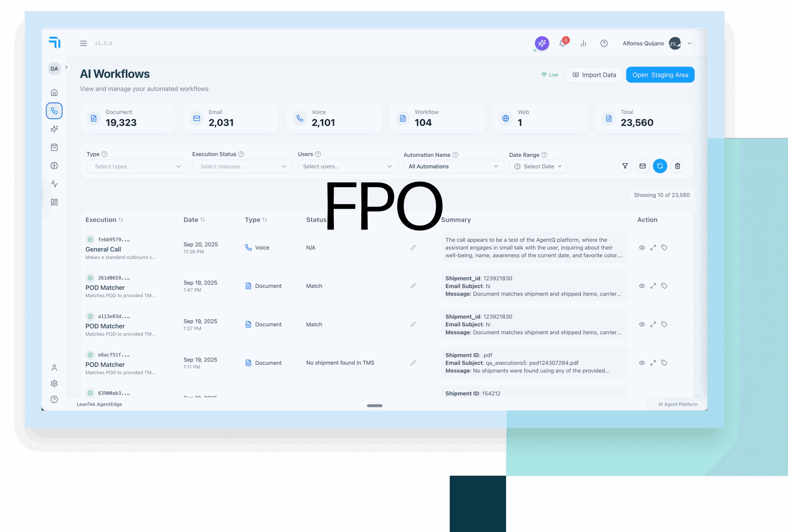 Role-based dashboards tailored to your needs